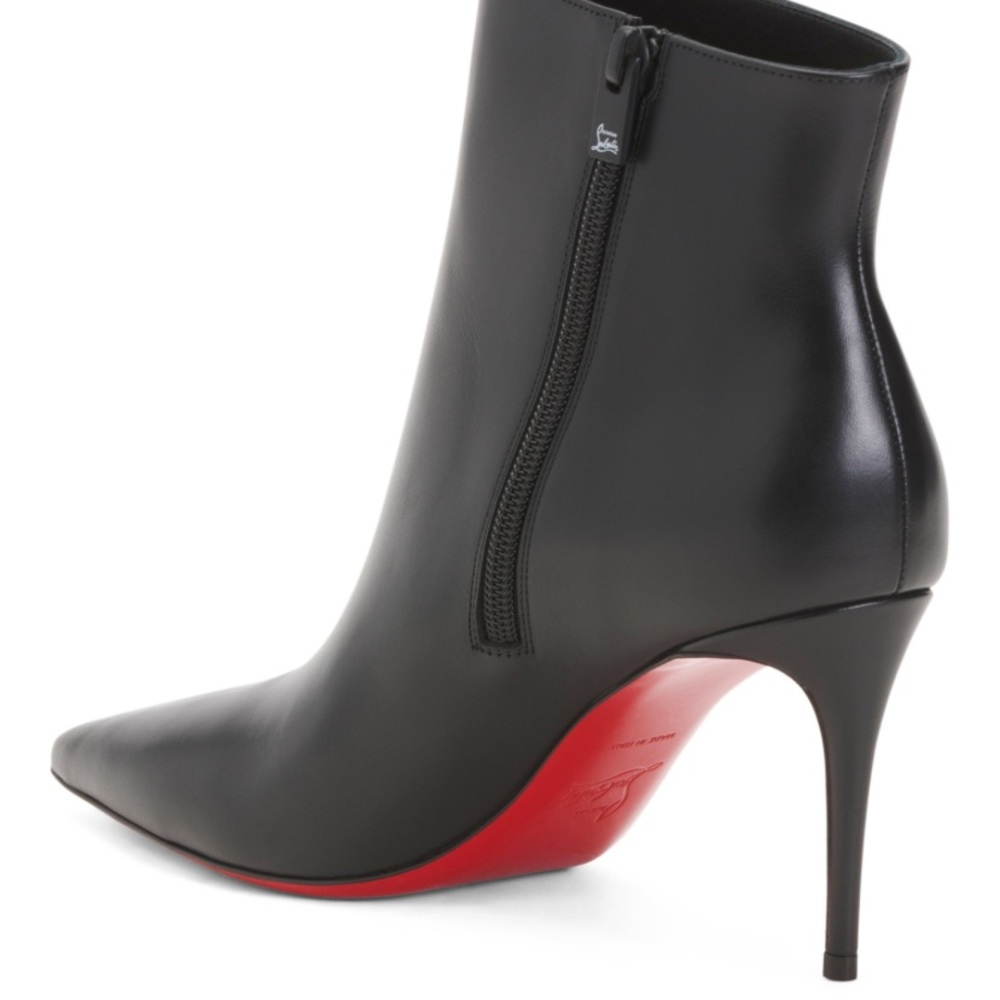 Brand new black Kate 100% authentic Louboutin ankle boots. Never worn. Size 36.5